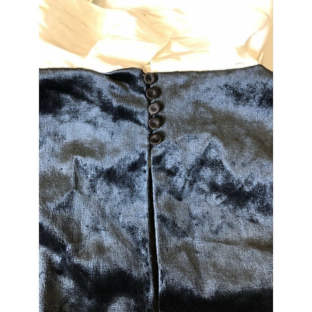 Nasty Gal To Be Adored Aga A-Line Ruffle Sleeve Velvet Dress - Picture 9 of 11